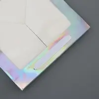 Пакет для торта с квадратным дном и окном, голографический, 30&times;30&times;30 см