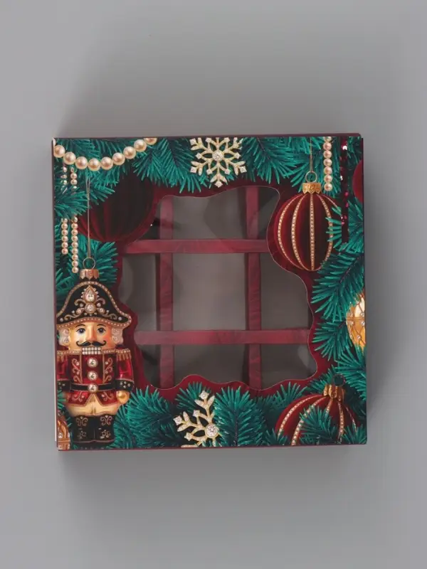 Коробка для 9 конфет &laquo;Щелкунчик&raquo; 14.5&times;14.5&times;3.5 см