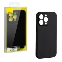 Чехол iPh 13 Pro Max (6.7) Liquid Silica Gel Protective Case Baseus черный
