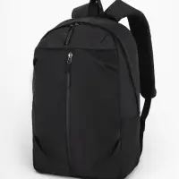 Рюкзак школьный, однотонный, 1 отделение, 3 кармана, 28&times;13&times;39 см, чёрный