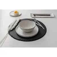 Салатник Magistro Slate, 620 мл, d=16 см, фарфор, белый