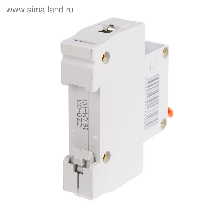 Выключатель автоматический TDM ВА47-63, 1п, 20 А, 4.5 кА Выключатель автоматический TDM ВА47-63, 1п, 20 А, 4.5 кА