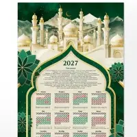 Календарь 2027, настенный, А2 &laquo;Мусульманский&raquo;