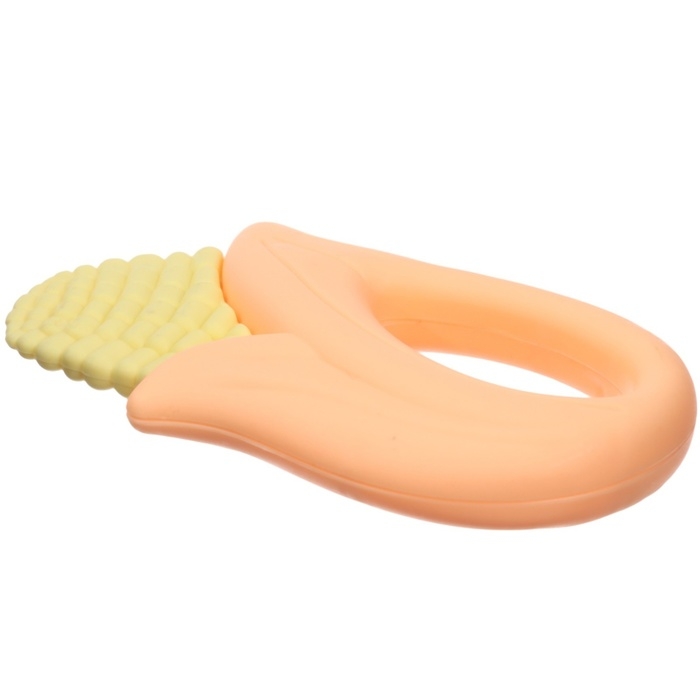 Набор прорезывателей силиконовых «Голубой бокс», с погремушкой, 4 шт., в кейсе, Крошка Я