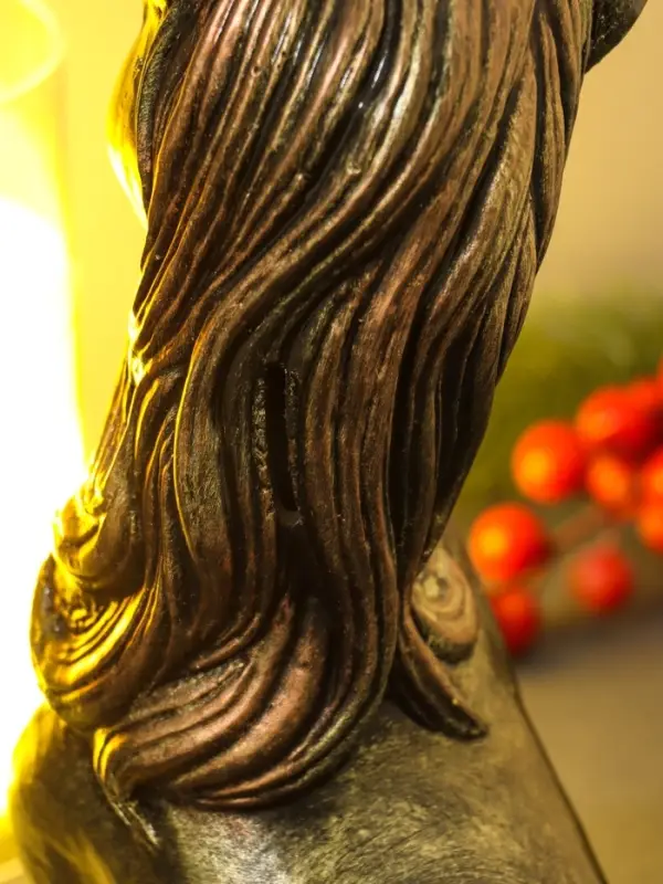 Копилка "Лошадь" 12х14,5х24,5 см, золото