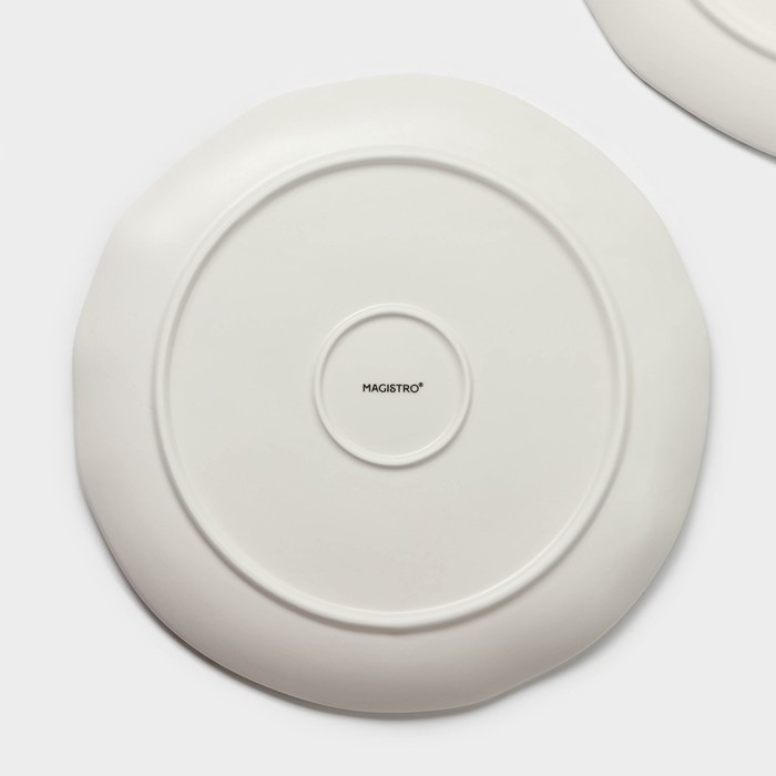 Набор тарелок обеденных фафрфоровых Magistro Terazzo, d=27 см, 2 шт Набор тарелок обеденных фафрфоровых Magistro Terazzo, d=27 см, 2 шт