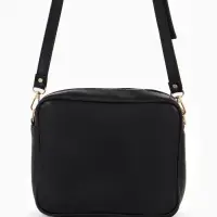 Сумка женская на молнии TEXTURA 22&times;8&times;17 см, чёрная