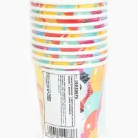 Стакан одноразовый бумажный «С Днём рождения, весёлые зверята», желтый, 250 мл Стакан одноразовый бумажный «С Днём рождения, весёлые зверята», желтый, 250 мл