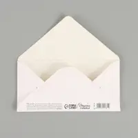 Конверт для денег &laquo;Счастливый день свадьбы&raquo;, тиснение, 16.5&times;8 см