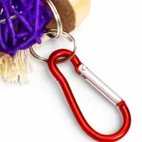 Игрушка для птиц "Браслет" с колокольчиками, 13,5 х 5 см, микс цветов