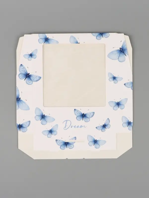 Коробка подарочная с окном &laquo;Мечты&raquo;, 20&times;20&times;4 см, самосборная
