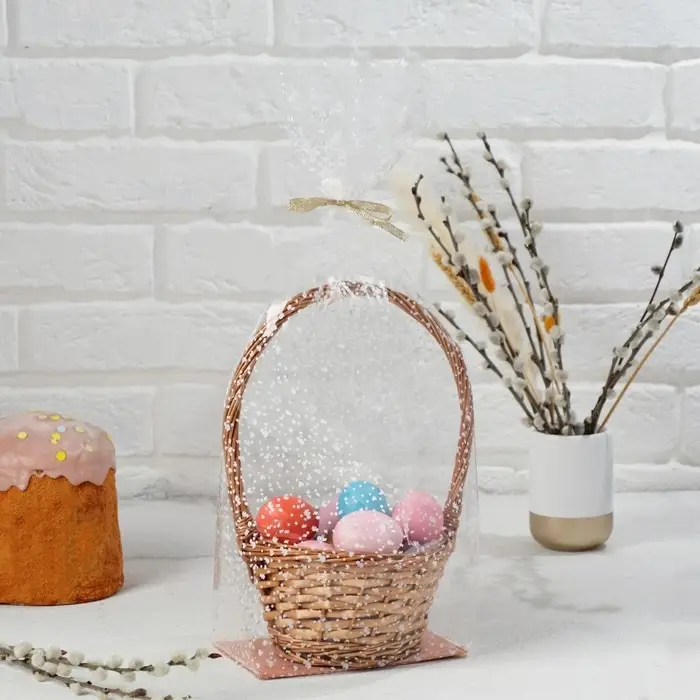 Подарочный пакет с жестким дном №2  Подарочный пакет с жестким дном №2 "Рисунок", МИКС