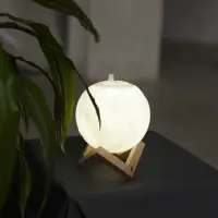 Увлажнитель-ночник HM-4, ультразвуковой «Луна», 1 Вт, 0.8 л, от USB