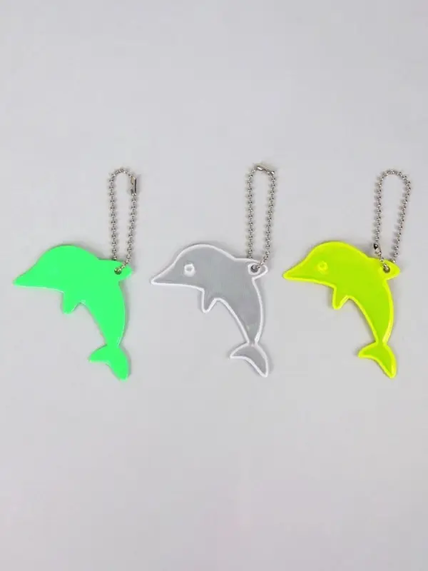 Светоотражающий элемент «Дельфин», двусторонний, 7×5.2 см, МИКС Светоотражающий элемент «Дельфин», двусторонний, 7×5.2 см, МИКС