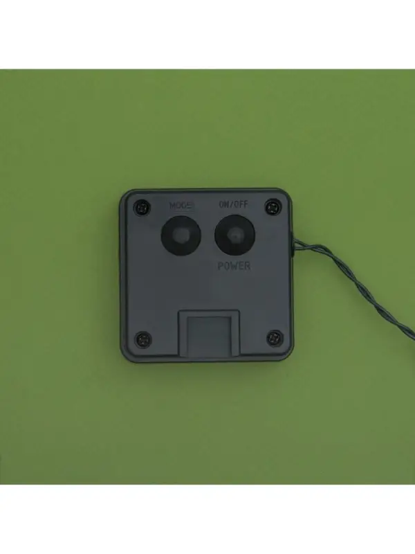 Гирлянда &laquo;Нить&raquo;, 4.5 м, уличная, с насадками &laquo;Лилия&raquo;, IP44, 30 LED, 2 режима, солнечная батарея, тёмная нить, свечение белое