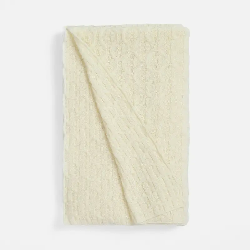 Плед Braidera, белый (молочный) Плед Braidera, белый (молочный)