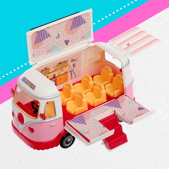 Игровой набор «Лови волну!» трейлер с прицепом, куклы, аксессуары Игровой набор «Лови волну!» трейлер с прицепом, куклы, аксессуары