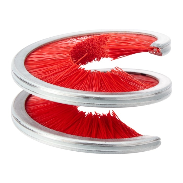 Щётка для чистки цепи TORSO, 360°, красная Щётка для чистки цепи TORSO, 360°, красная