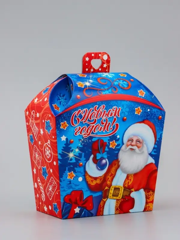 Коробка Новогодняя подарочная Коробка Новогодняя подарочная "Новый год" 17 х 19 х 9,5 см