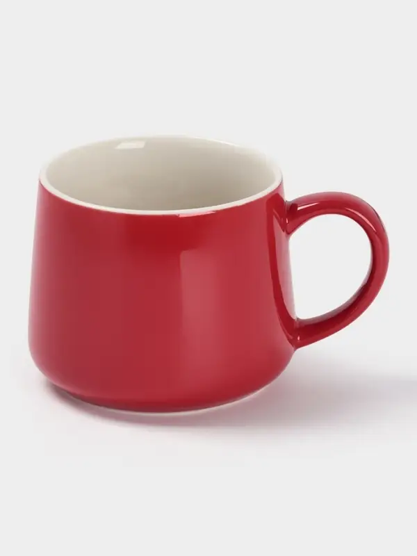 Кружка новогодняя «Дед Мороз», 300 мл, керамика, красная Кружка новогодняя «Дед Мороз», 300 мл, керамика, красная