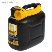 Канистра ГСМ Oktan DIESEL, 5 л, пластиковая, черная