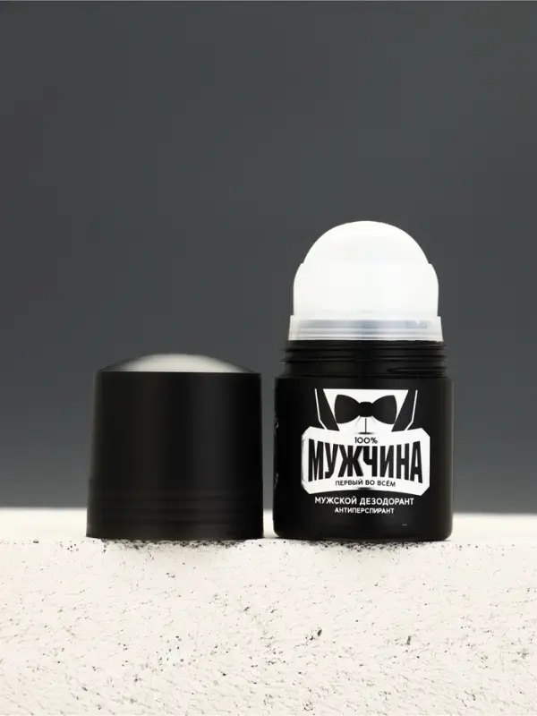 Дезодорант мужской &laquo;100% мужчина&raquo;, 50 мл, Чистое счастье
