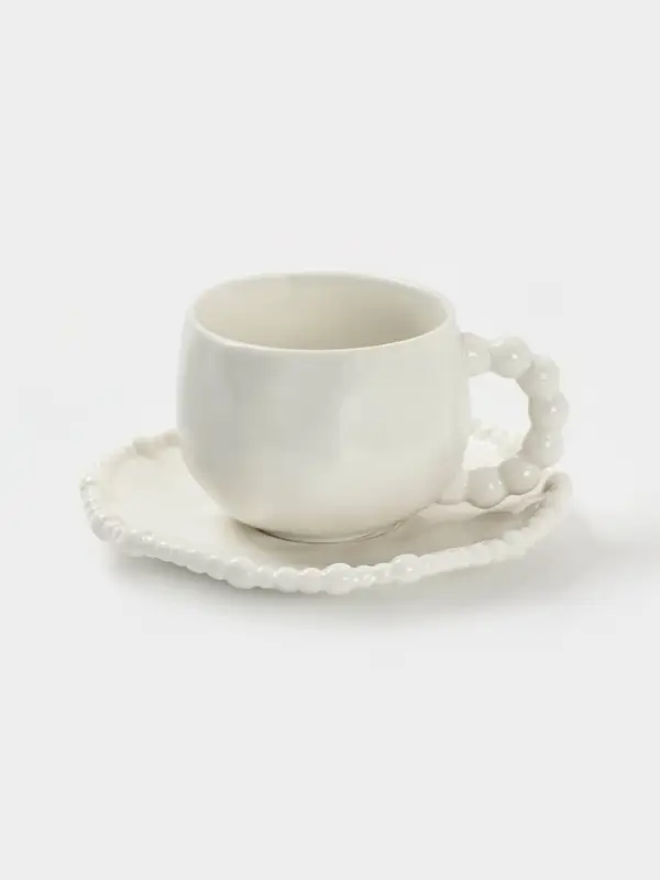 Чайная пара "Облако"  блюдце 18х1,5 см, кружка 12,5х10х7 см