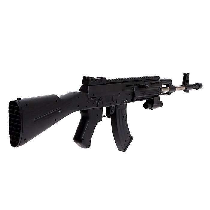 Детское оружие Автомат АК-47, с лазером, цвет чёрный Детское оружие Автомат АК-47, с лазером, цвет чёрный
