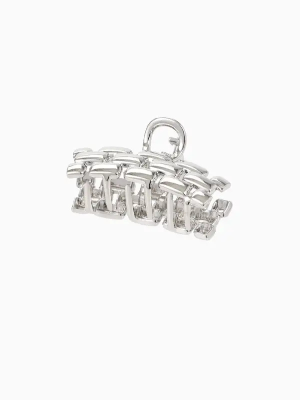 Крабик для волос &laquo;Раон&raquo;, 5 см, серебристый