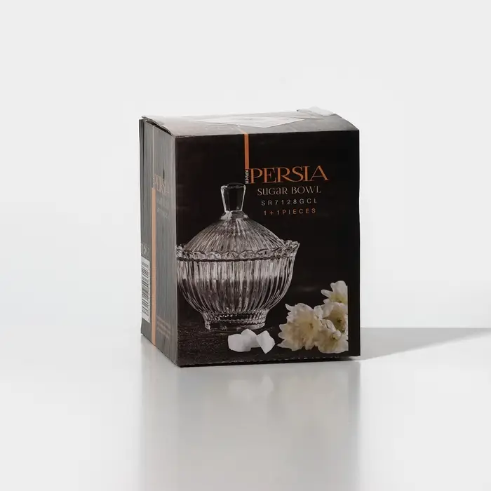 Сахарница стеклянная с крышкой PERSIA, 225 мл Сахарница стеклянная с крышкой PERSIA, 225 мл