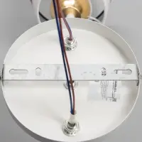 Люстра &laquo;Селена&raquo; 2хЕ27 40 Вт бело-золотой 54&times;15&times;25 см