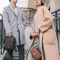 Сумка женская багет TEXTURA на молнии, 21&times;6&times;11 см, коричневая