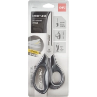 Ножницы Deli 210мм,прорезиненные ручки,лезвия из нержавеющей стали,блистер