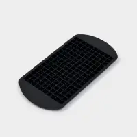 Форма для льда, 24x12 см, 160 ячеек, цвет черный