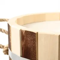 Ведро-запарник для бани и сауны &laquo;Термо&raquo;, 10 л, деревянное, пластмассовая вставка