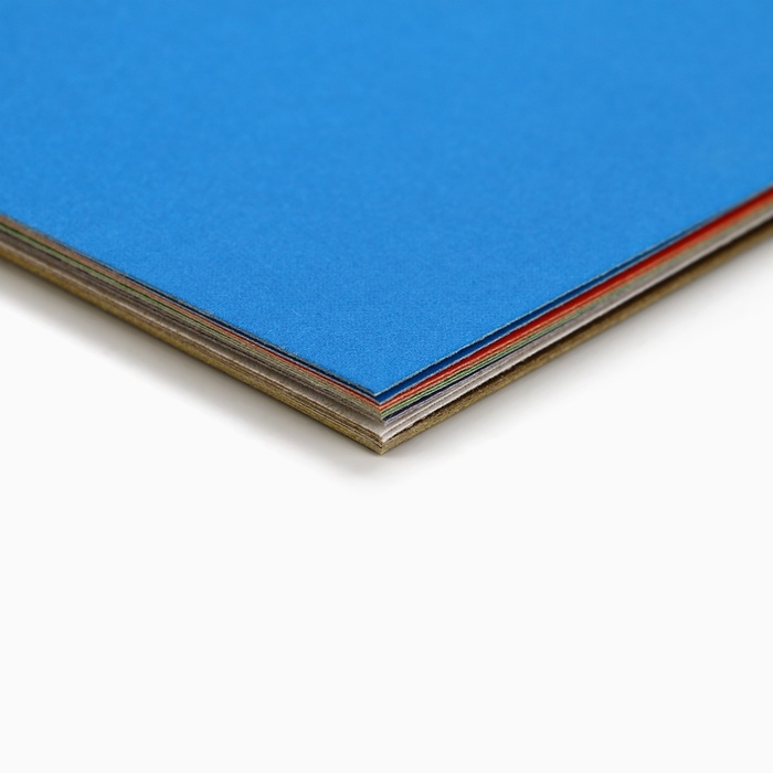 Картон цветной А4 16л 8 цв немелованный 200г одност в термоусадке "ArtFoxstudy "