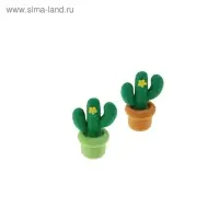 Ластик фигурный "Кактус", МИКС