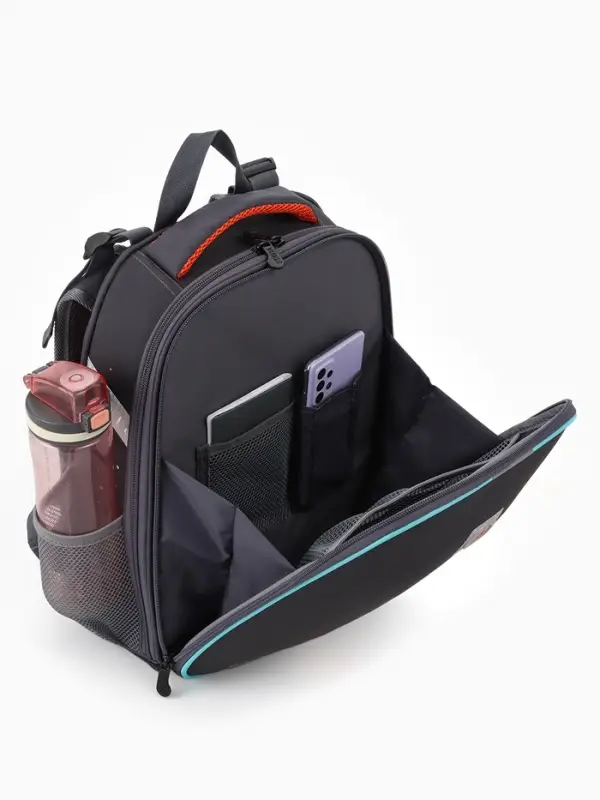 Рюкзак школьный для девочки &laquo;Рыжик&raquo;, Stavia, эргономичная спинка, 30&times;16&times;38 см, серый