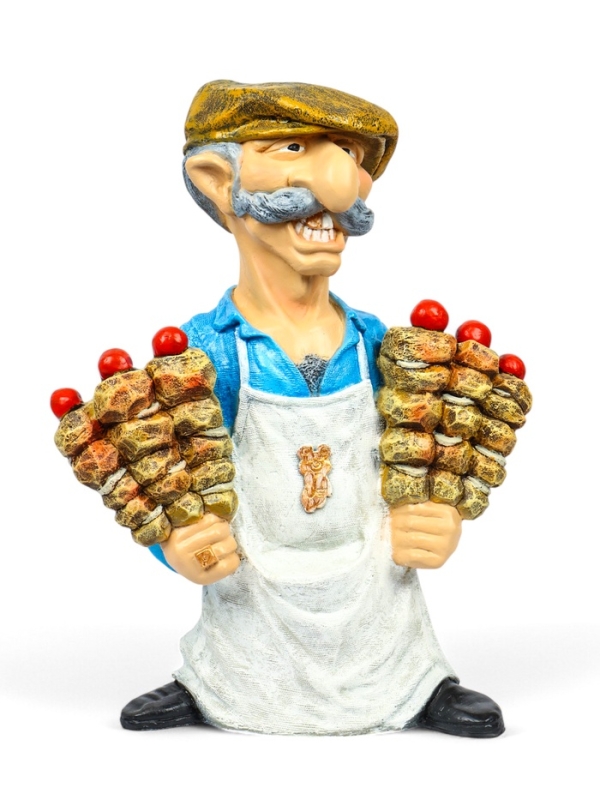 Садовая фигура из полистоуна «Шашлычник», 60×29×40 см Садовая фигура из полистоуна «Шашлычник», 60×29×40 см