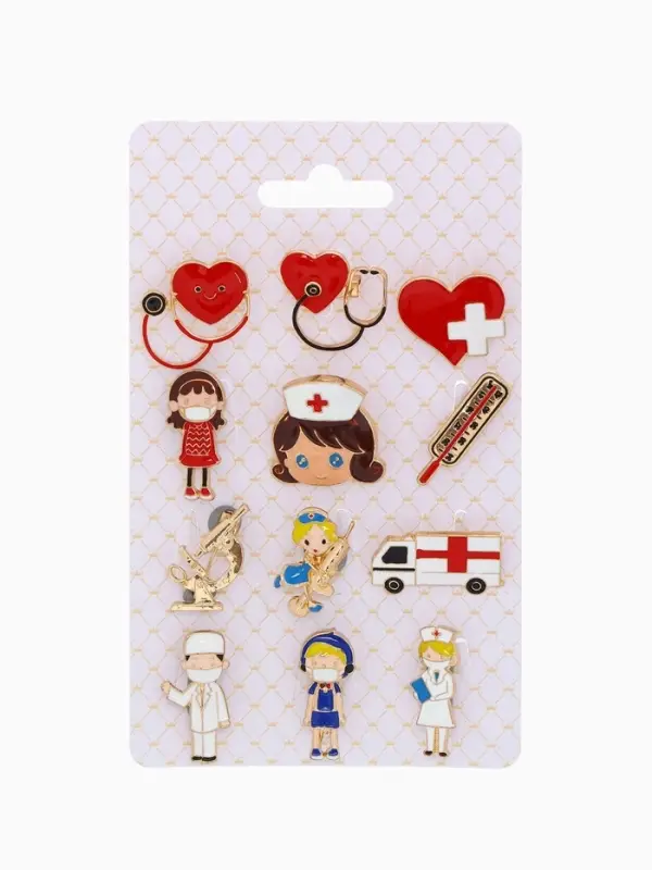 Брошь «Медицина», форма МИКС, цвет золото (неделимая фасовка 12 шт., цена за шт.) Брошь «Медицина», форма МИКС, цвет золото (неделимая фасовка 12 шт., цена за шт.)