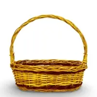 Набор корзин 3 шт ИВА 43x38x15 37х29x13 31х24x12 см ПЛЕТ ручка h=20/18/16 см