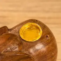 Подставка под благовония "Слоник" 6,5х10х4,5 см, дерево шишам