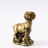 Фигурка &laquo;Горный баран Фэншуй на монетах&raquo;, 8&times;7&times;3.5 см