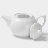 Заварочный чайник Hanna Kn&ouml;vell, 1 л, фарфор, белый