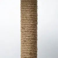 Когтеточка &laquo;Полка&raquo;, 30&times;30&times;40 см, с подставкой, джут, серая