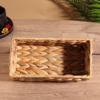 Корзина плетеная 24x12x10 см, водный гиацинт