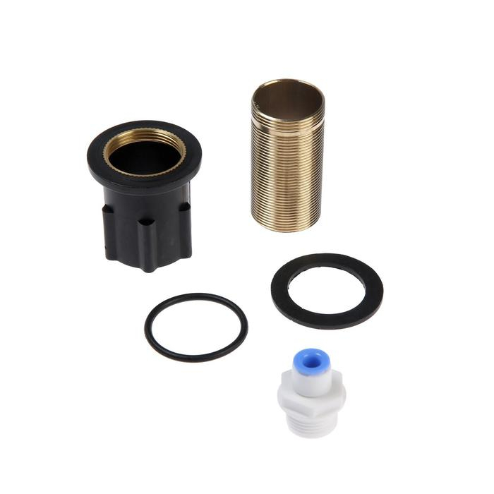 Смеситель для кухни Accoona A5179H-7, с выходом для питьевой воды, латунь, бежевый Смеситель для кухни Accoona A5179H-7, с выходом для питьевой воды, латунь, бежевый