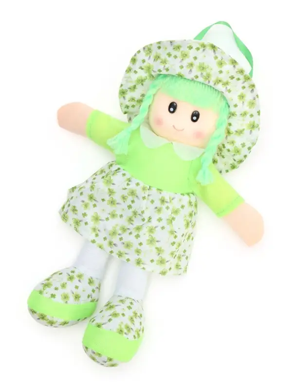 Мягкая игрушка &laquo;Кукла&raquo;, в шляпке и платьишке, цвет МИКС
