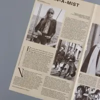 Пленка флористическая "Газета моды" 65мкм, крафт, 50х57 &plusmn;1см