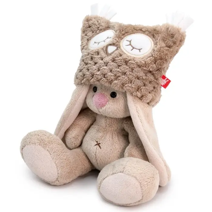 Мягкая игрушка "Зайка Ми в шапке-сове", 15 см SidX-076